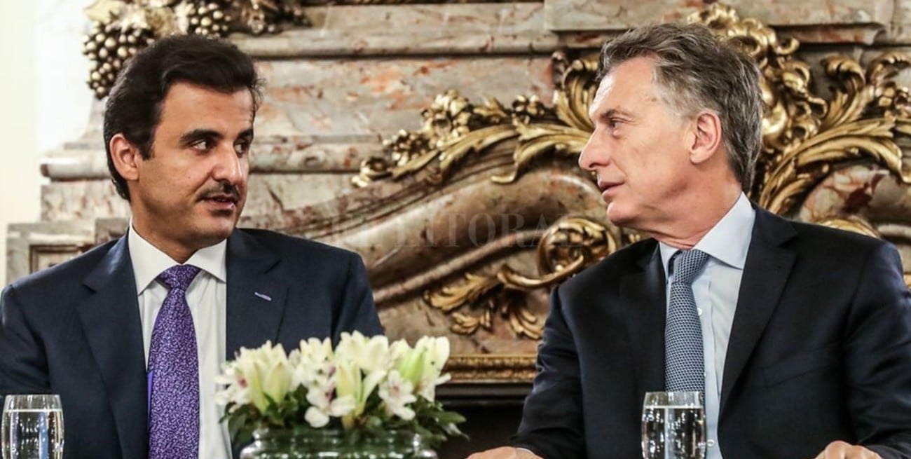 ELLITORAL_225296 |  dpa El presidente de Argentina, Mauricio Macri recibió el viernes al Emir de Qatar, Tamim bin Hamad Al Thani, a quien invitó a invertir en Vaca Muerta.