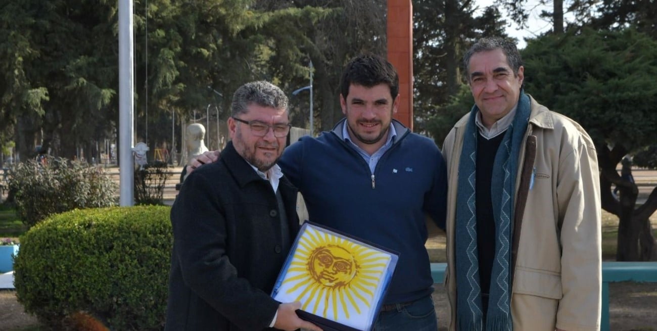 Acto por el Día de la Bandera en Venado Tuerto.