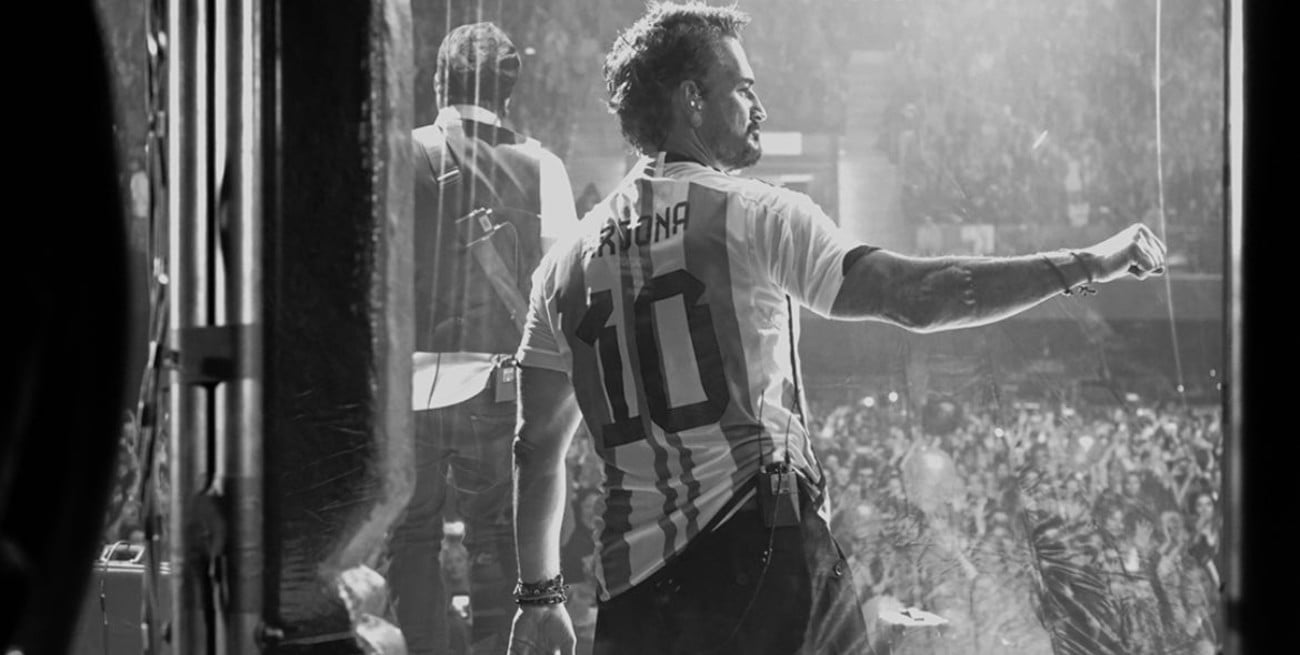 Tras el show, el artista publicó en sus redes sociales algunas imágenes de su presentación en Buenos Aires.
