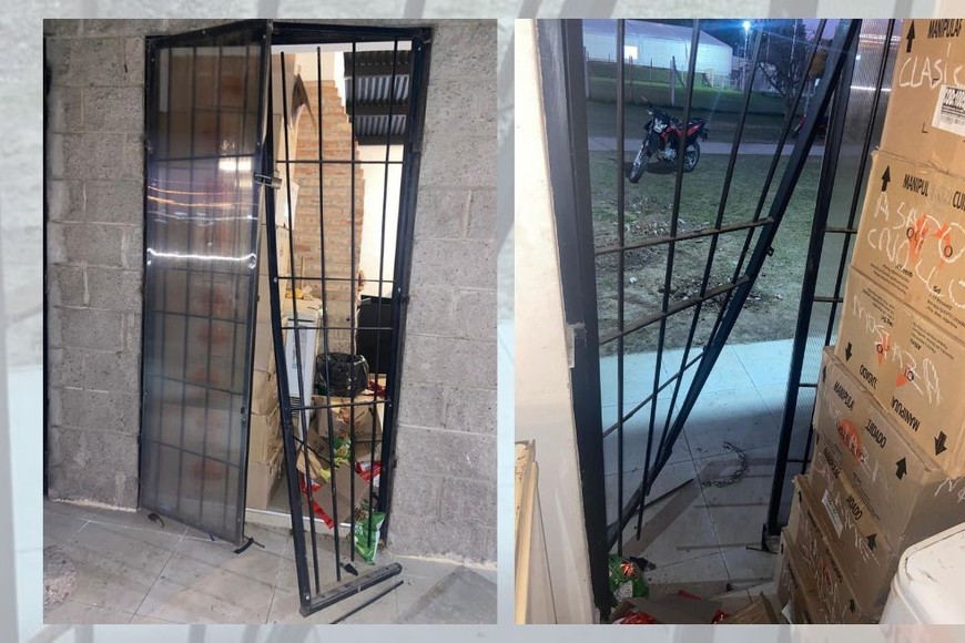 Rompieron candados, puertas y rejas y se llevaron elementos de uso diario.