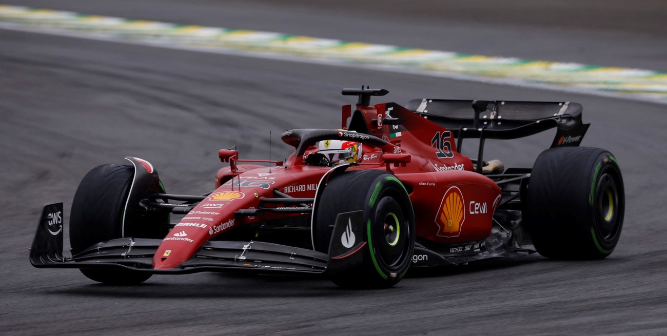 Charles Leclerc en el Gran Premio de Brasil. Crédito: Amanda Perobelli / Reuters
