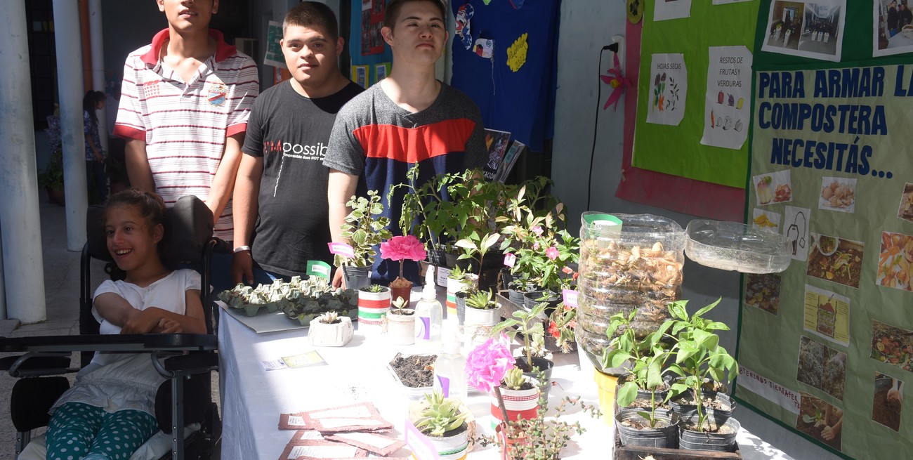 La escuela especial se mudó en 2019 a su edificio propio y busca generar redes con la comunidad barrial. Crédito: Luis Cetraro