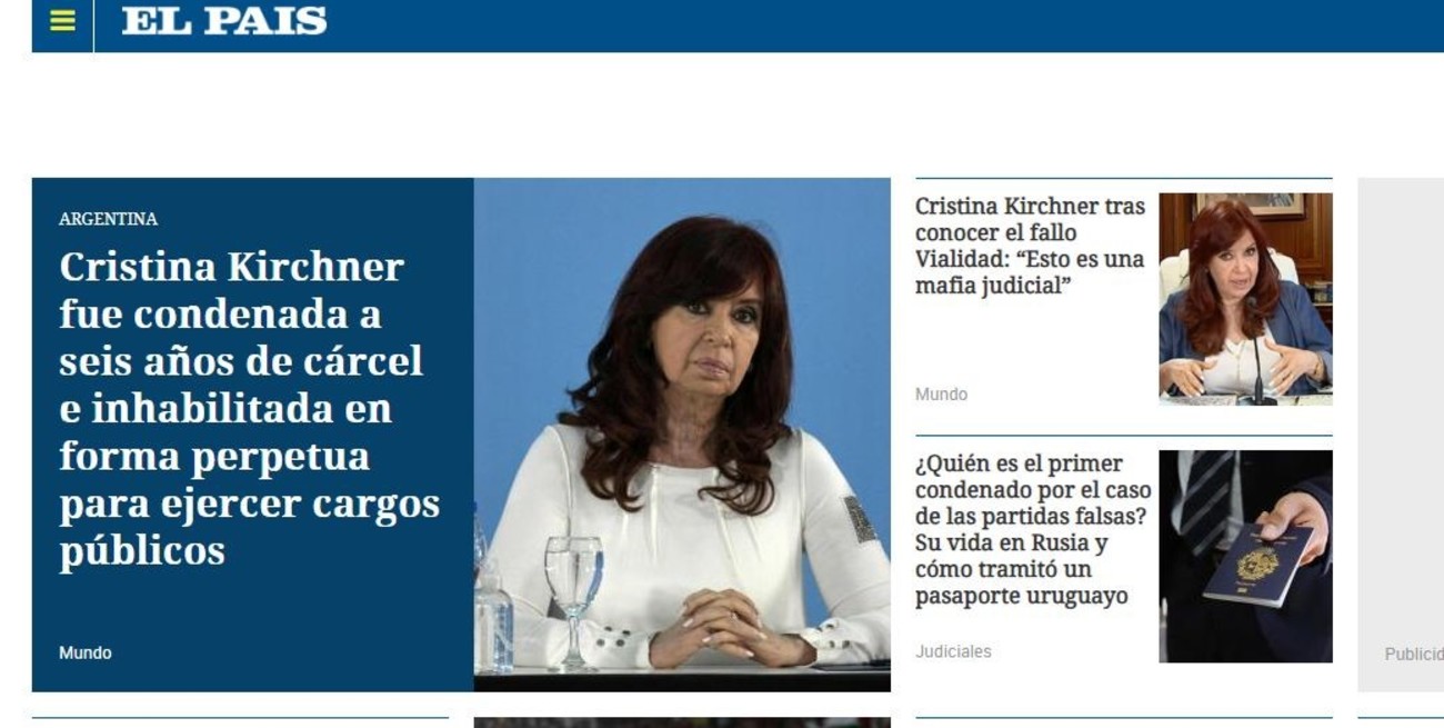 repercusiones internacionales cfk