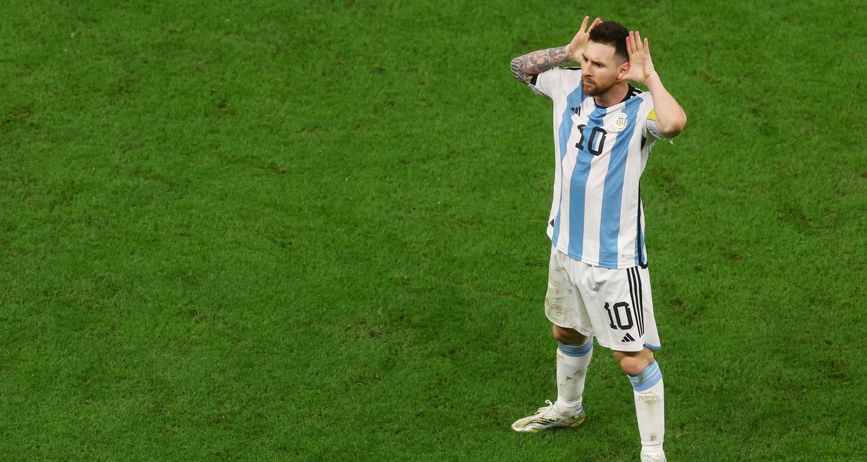 Topo Gigio versión Lio Messi. Crédito: Reuters. 
 