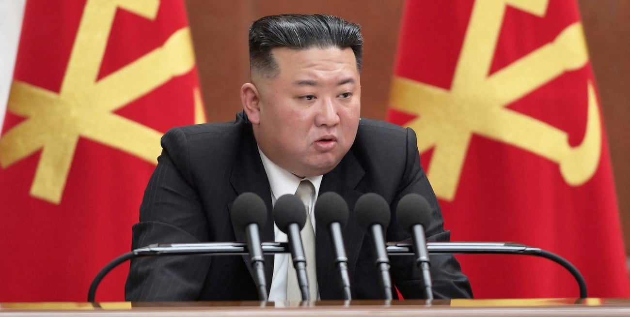 North Korean leader Kim Jong Un attends the sixth enlarged meeting of the eighth Central Committee of the Workers' Party in Pyongyang, North Korea, in this undated photo released on December 27, 2022 by North Korea's Korean Central News Agency (KCNA). KCNA via REUTERS ATTENTION EDITORS - THIS IMAGE WAS PROVIDED BY A THIRD PARTY. REUTERS IS UNABLE TO INDEPENDENTLY VERIFY THIS IMAGE. NO THIRD PARTY SALES. SOUTH KOREA OUT. NO COMMERCIAL OR EDITORIAL SALES IN SOUTH KOREA.