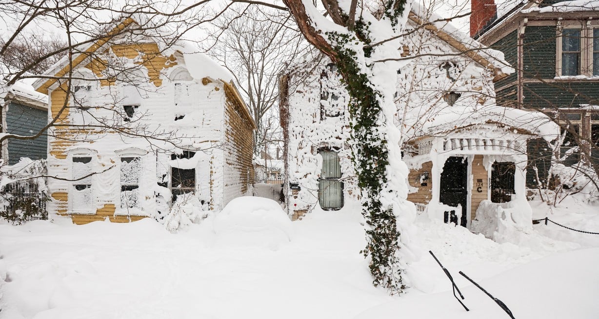 La nieve copó las calles. Crédito: Lindsay DeDario / Reuters