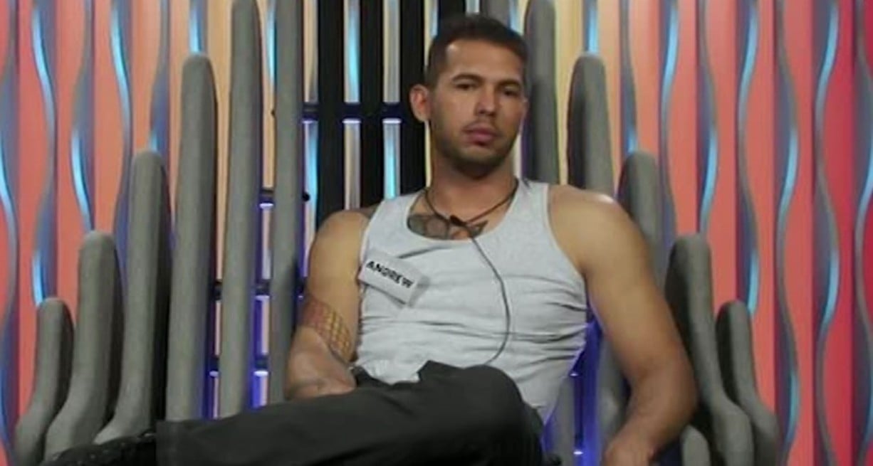 Andrew Tate en Gran Hermano.