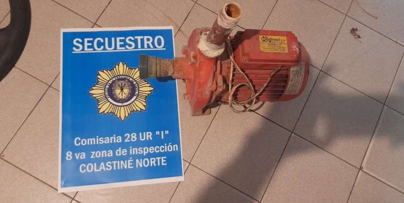 La bomba fue recuperada por los efectivos policiales.
