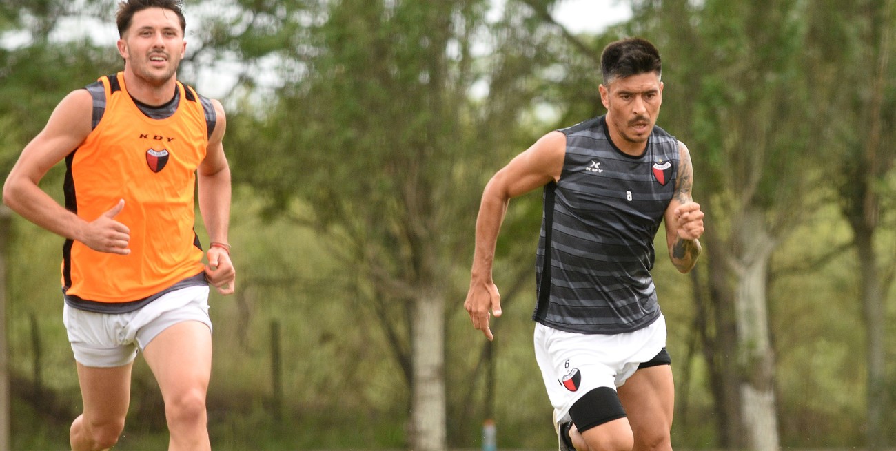 Garcés y Goltz, una zaga central en la que Colón confía. Es una buena conjunción entre juventud y experiencia. Mauricio Garín