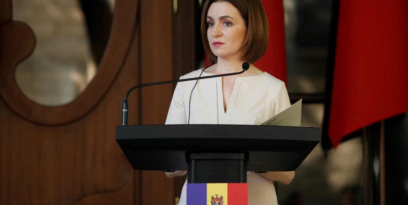 Maia Sandu, presidenta de Moldavia. Crédito: Yoan Valat / Reuters
