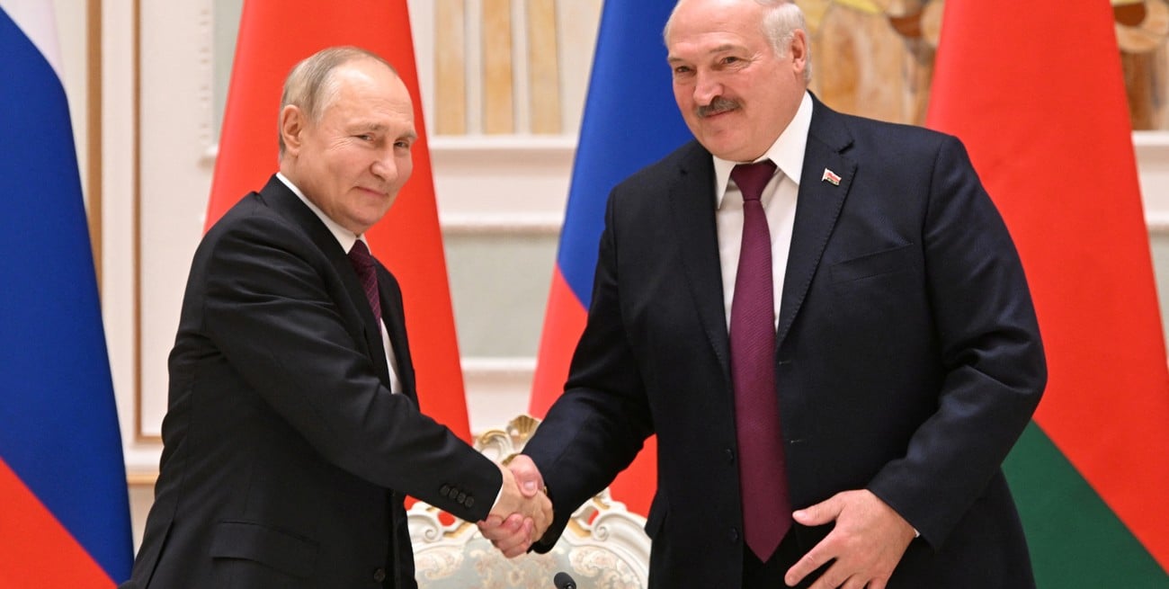 Putin y Lukashenko en un encuentro el pasado mes de diciembre en Minsk. Crédito: Sputnik / Pavel Bednyakov