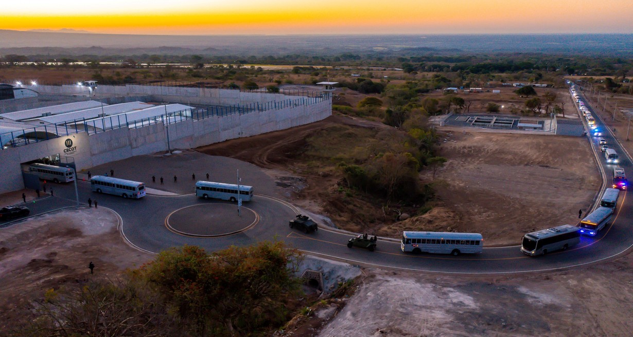 Imagen aérea del predio. Crédito: Secretaria de Prensa de la Presidencia
