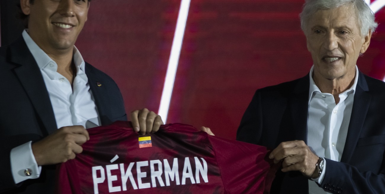 Pekerman presentado en Venezuela el 30 de noviembre de 2021. Crédito: Xinhua / Marcos Salgado