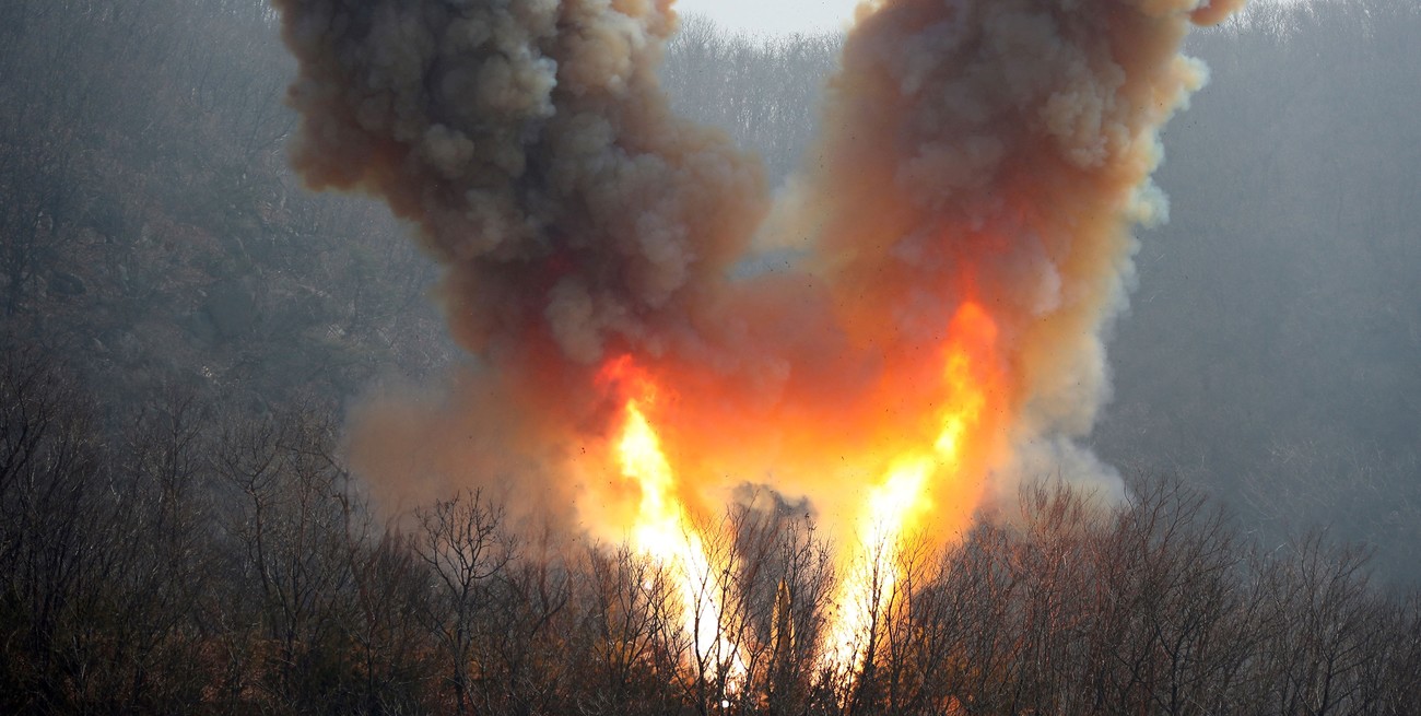 Brutal lanzamiento en Corea del Norte. Crédito: Agencia Telegráfica Central de Corea (KCNA)