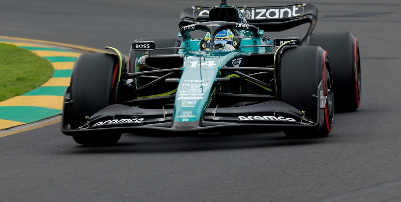 Fernando Alonso en ALbert Park. Crédito: Darrian Traynor / Reuters