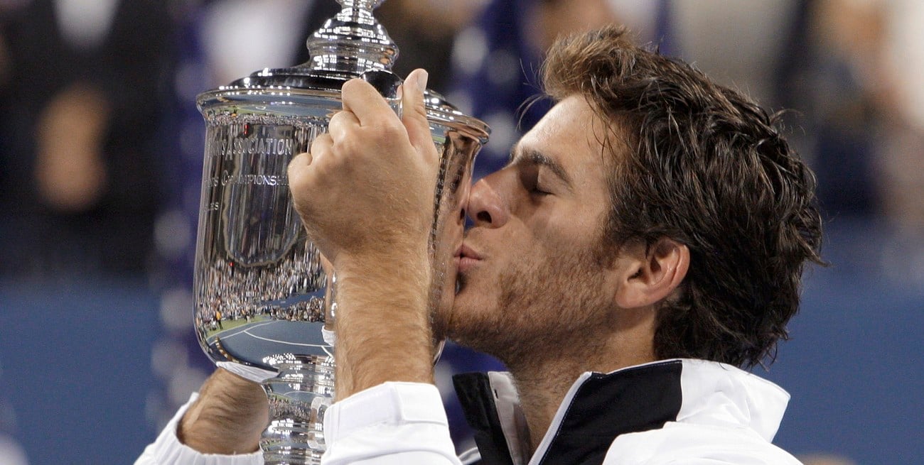 Del Potro y el festejo del US Open 2009. Crédito: David Gray / Reuters