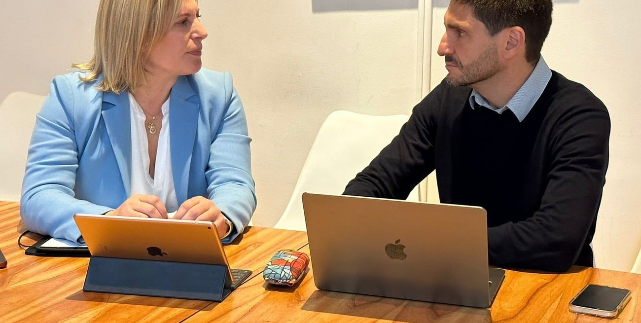 Gisela Scaglia y Maximiliano Pullaro.