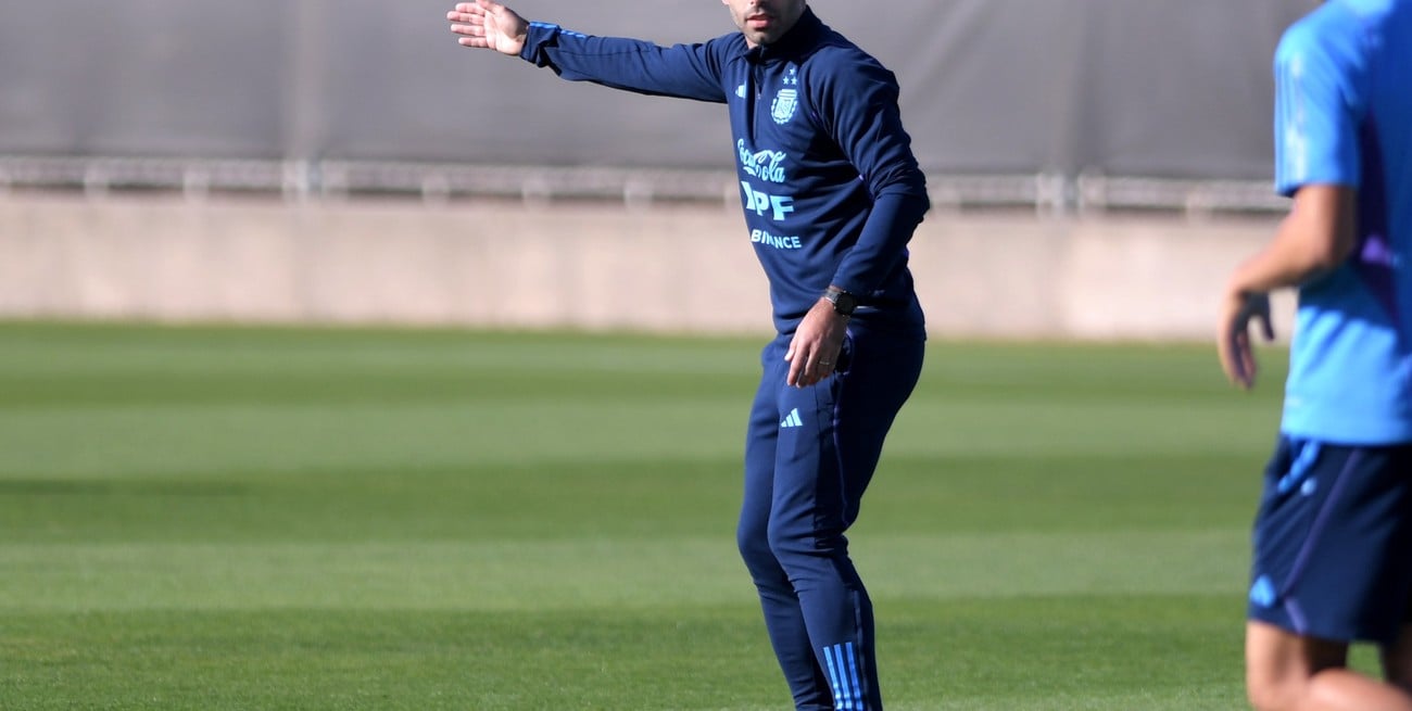 Javier Mascherano, DT de Argentina. Crédito: Télam