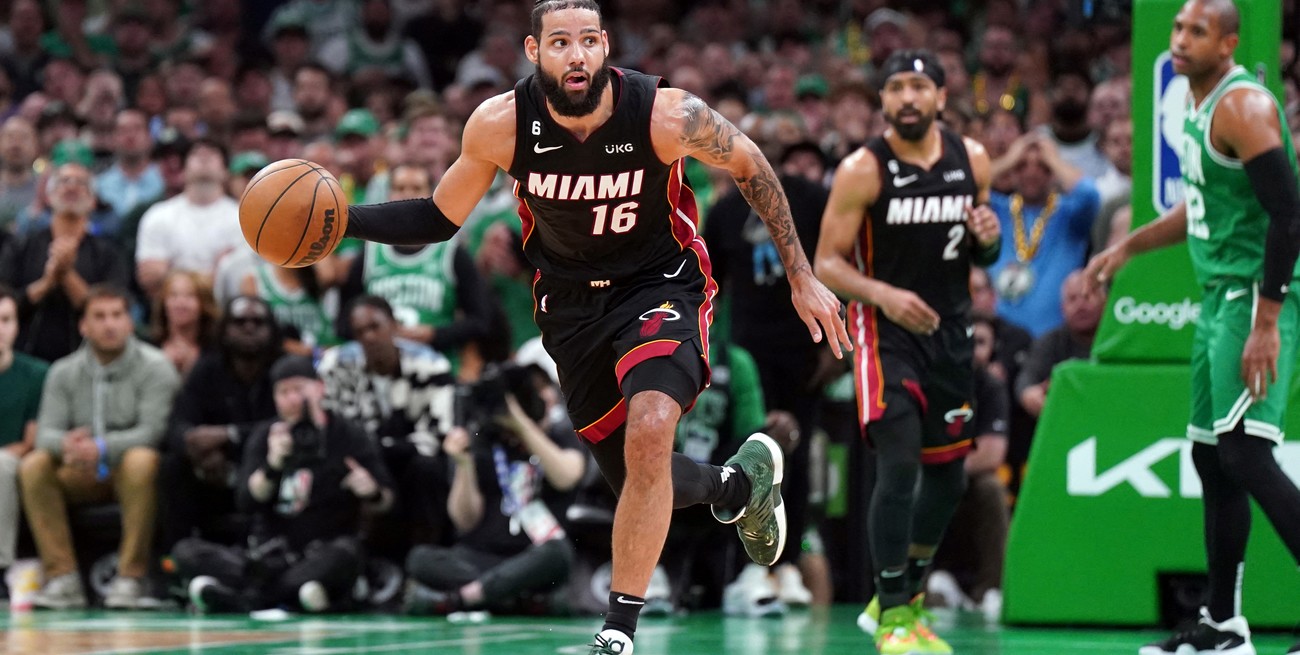 Caleb Martin terminó en las finales con mejores números que sus rivales Smart y Brown. Crédito: David Butler II-USA TODAY Sports