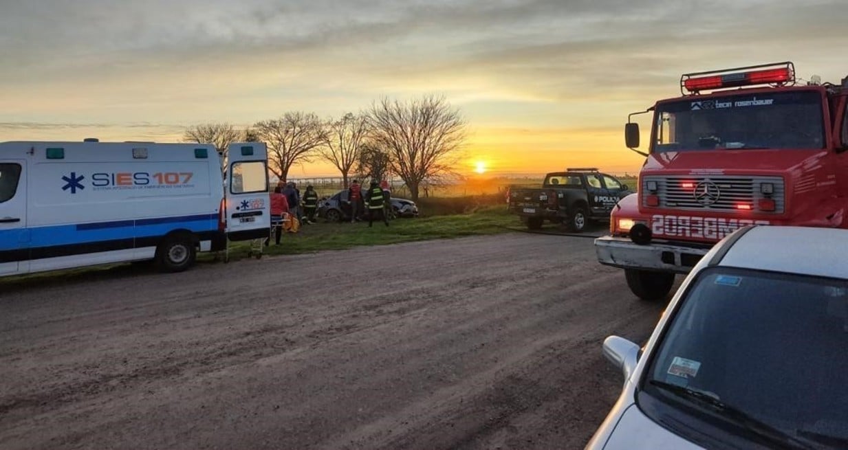 Los pasajeros fueron trasladado al hospital Dr. Jaime Ferré de Rafaela.