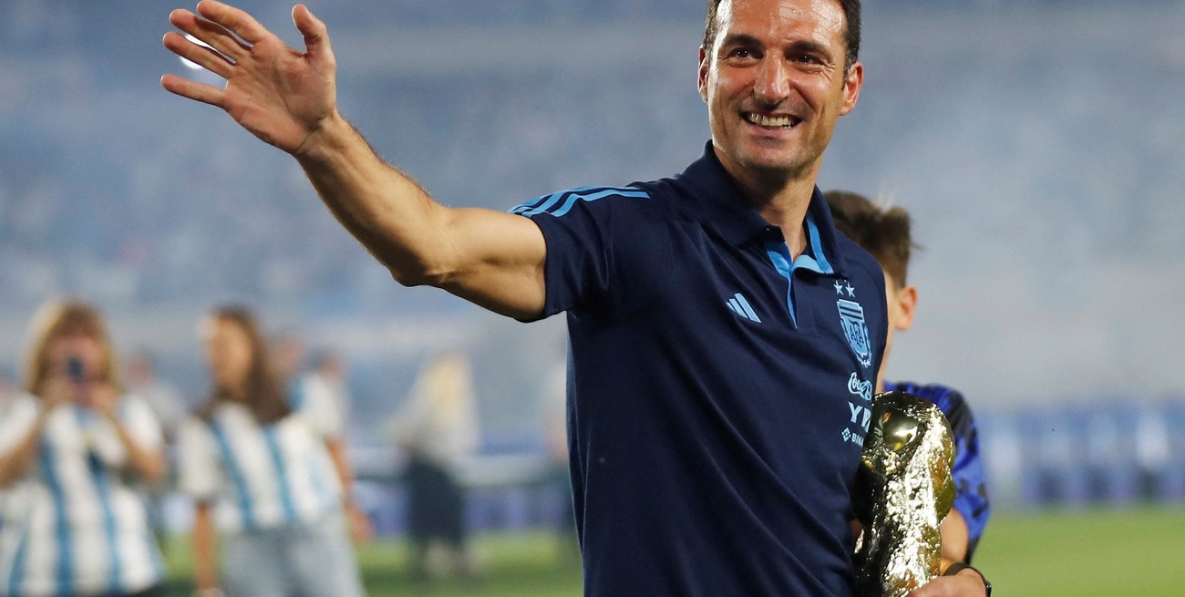Lionel Scaloni. Crédito: Agustín Marcarian / Reuters
