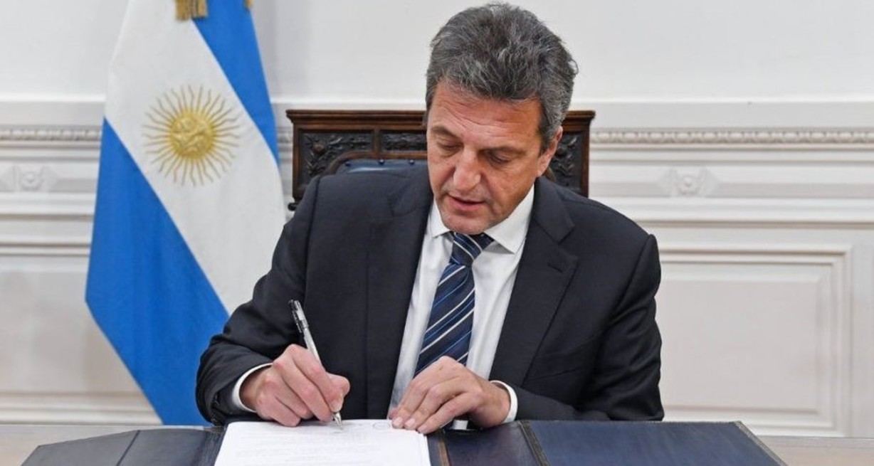 Ministro de Economía, Sergio Massa.