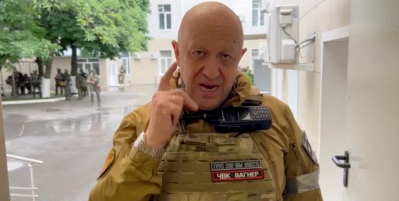 Yevgeny Prigozhin en uno de sus últimos videos donde cuestiona al gobierno ruso.