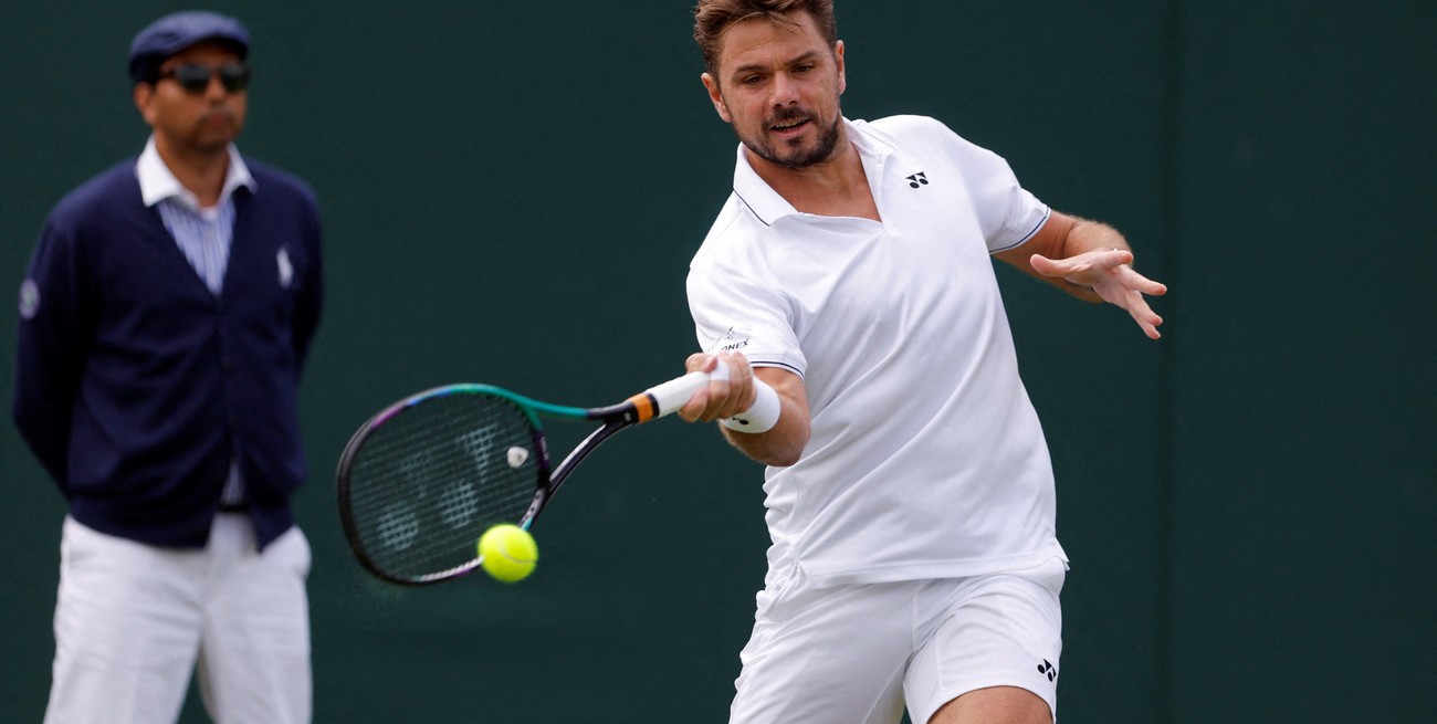 Wawrinka en Wimbledon este jueves. Crédito: Andrew Couldridge / Reuters