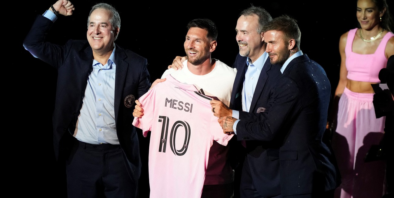 Lionel Messi ya está en Miami. Crédito: Jasen Vinlove-USA TODAY Sports