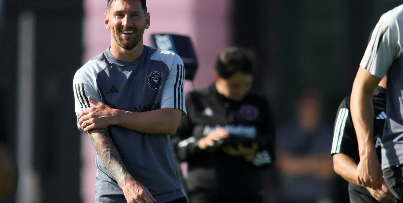 Messi ya se entrena en Estados Unidos. Crédito: Sam Navarro-USA TODAY Sports