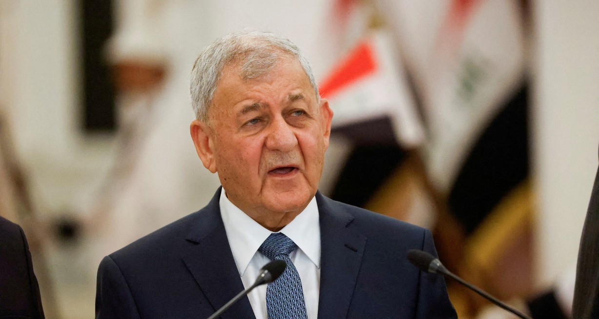 Abdul Latif Rashid, presidente de Iraq. Crédito: Ahmed Saad / Reuters