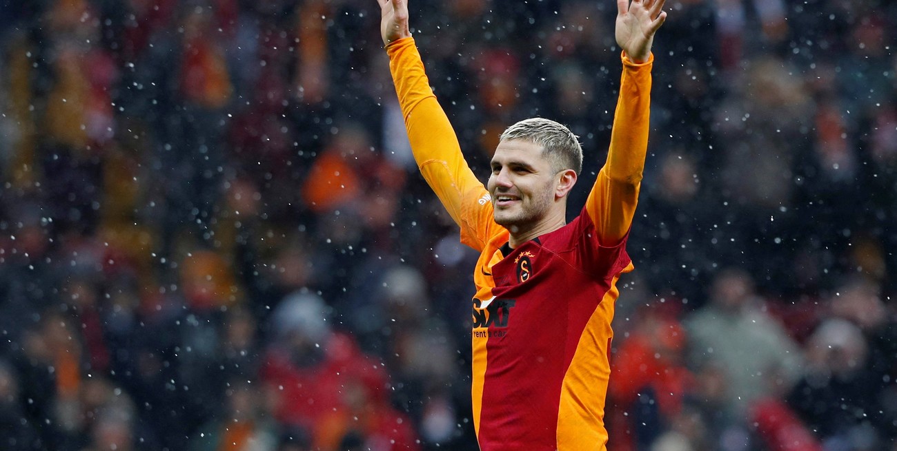 Mauro Icardi ya es ídolo en Galatasaray. Crédito: Murad Sezer / Reuters
