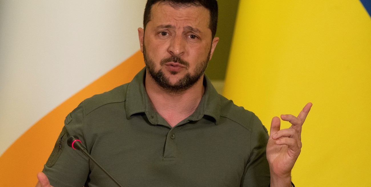 Volodymyr Zelenskiy, presidente de Ucrania. Crédito: Reuters
