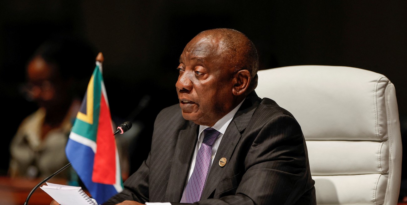 Cyril Ramaphosa, presidente de Sudáfrica. Crédito: Gialuigi Guercia / Reuters