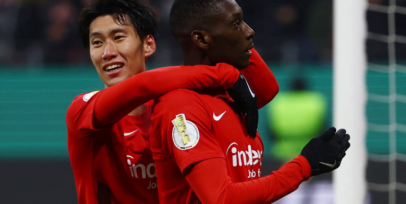 Randal Kolo Muani era figura en el Frankfurt. Crédito: Reuters