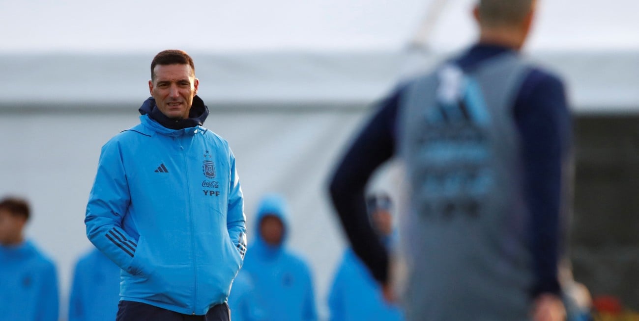 Lionel Scaloni, director técnico de la Selección Mayor.