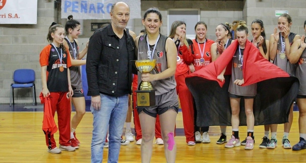 Rocío Lezcano jugadora de San Lorenzo que fue la MVP (jugadora más valiosa) del Final Four.
Foto: Gentileza