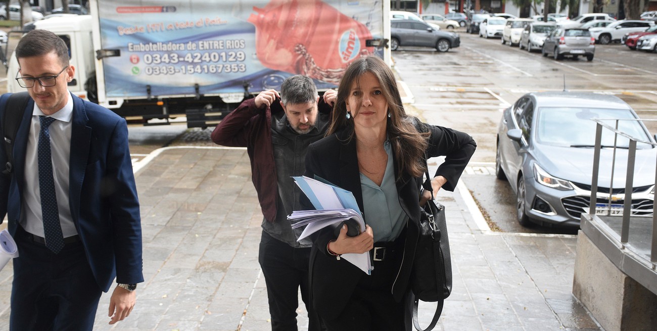 Traferri solicita a la fiscal regional de Rosario, María Eugenia Iribarren, que se cambie por otros a los fiscales que lo habían acusado. Crédito: Guillermo Di Salvatore