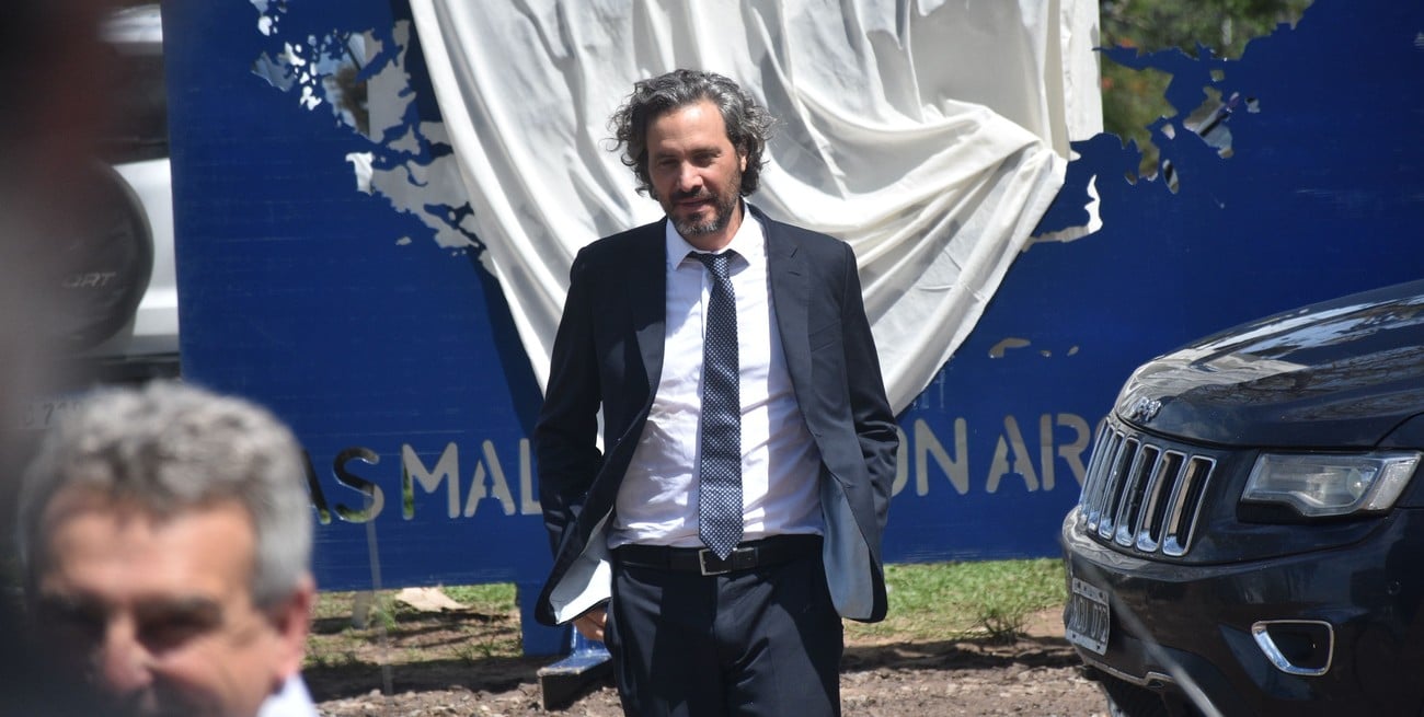 Cafiero no dejó pasar la oportunidad de exhibir la "ignorancia" del candidato Javier Milei respecto de "cómo funciona el comercio mundial". Crédito: Flavio Raina