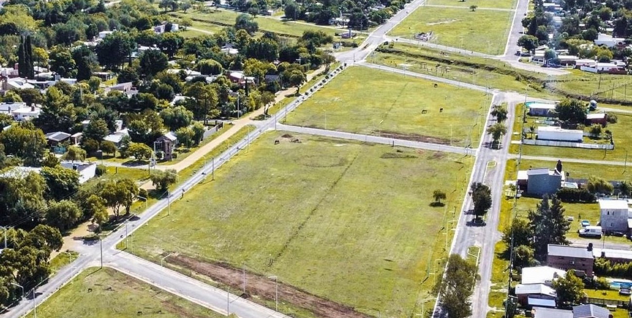 La denunciante compró seis viviendas premoldeadas para un emprendimiento inmobiliario en Pueblo Esther, a 24 km de Rosario. Crédito: Archivo El Litoral