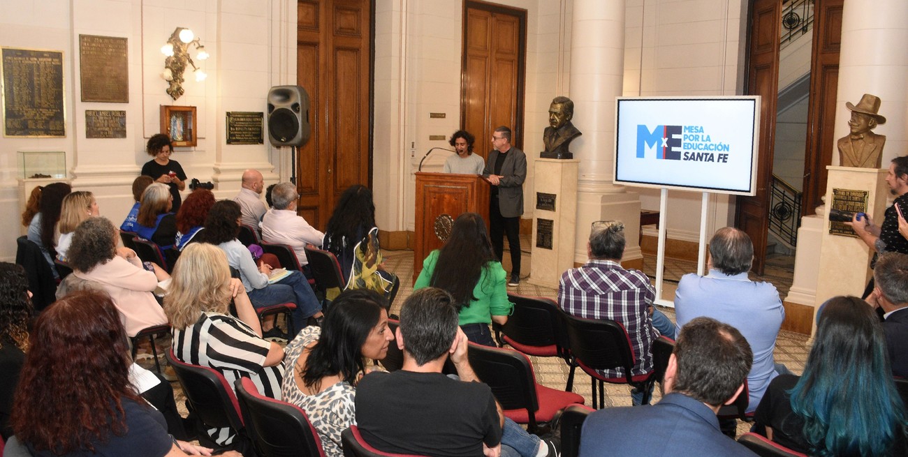 Se trazó una defensa de la Ley de Educación Nacional y hubo pronunciamientos en contra del arancelamiento universitario. Crédito: Guillermo Di Salvatore