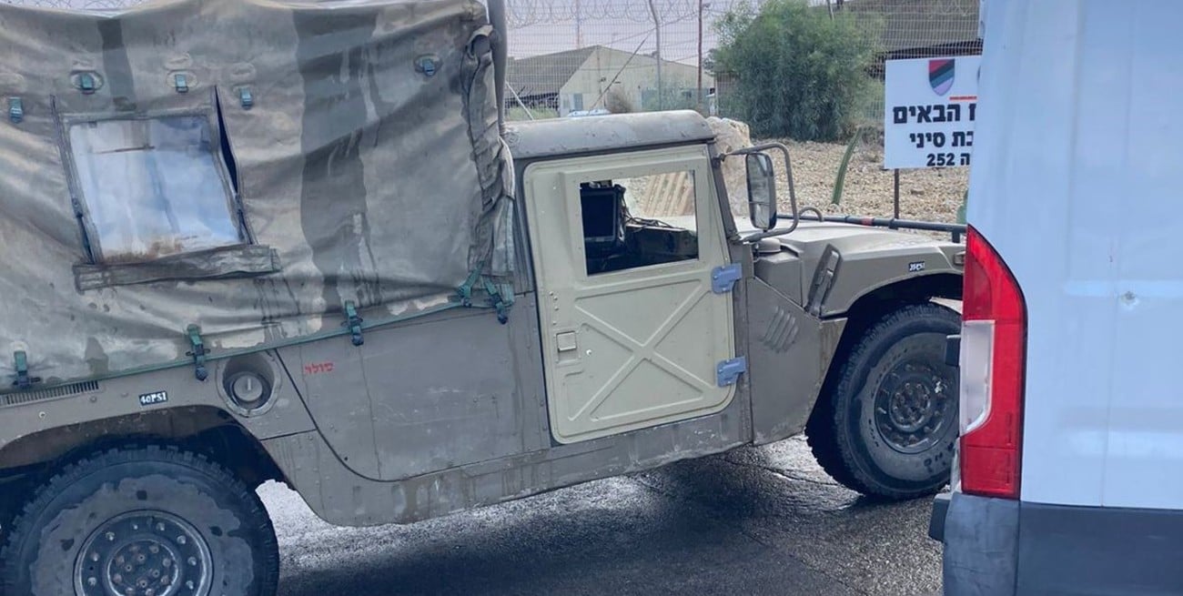 También los Humvee en su versión HMWWV de carga recorren Israel. Crédito: El Litoral