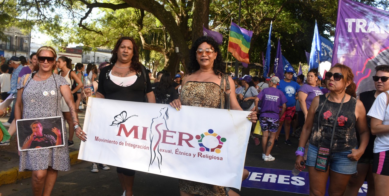 Se destacó como "un motivo de alegría" la sanción de la Ley de Reparación Histórica Post Dictadura Travestis Trans, votada la semana pasada en el Senado santafesino. Crédito: Luis Cetraro