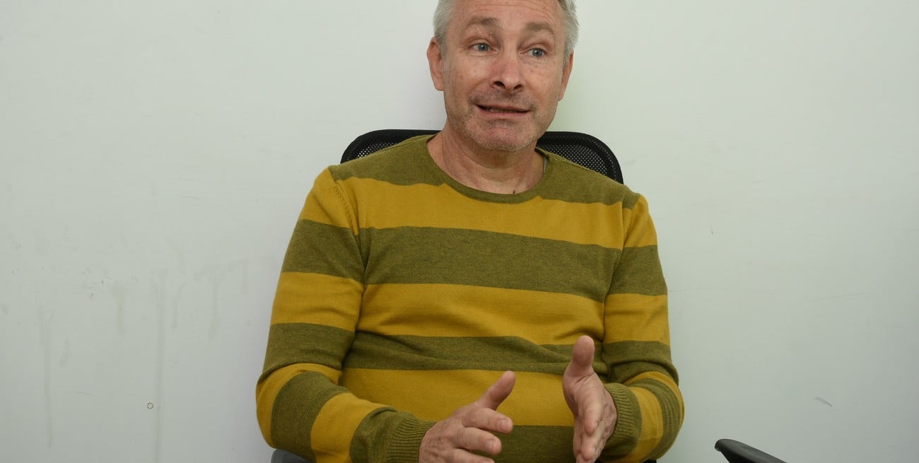 Gustavo Peretti, Prof. titular de la cátedra de "Geografía Argentina" del Departamento de Geografía de la Facultad de Humanidades y Ciencias de la Universidad Nacional del Litoral. Archivo/Flavio Raina