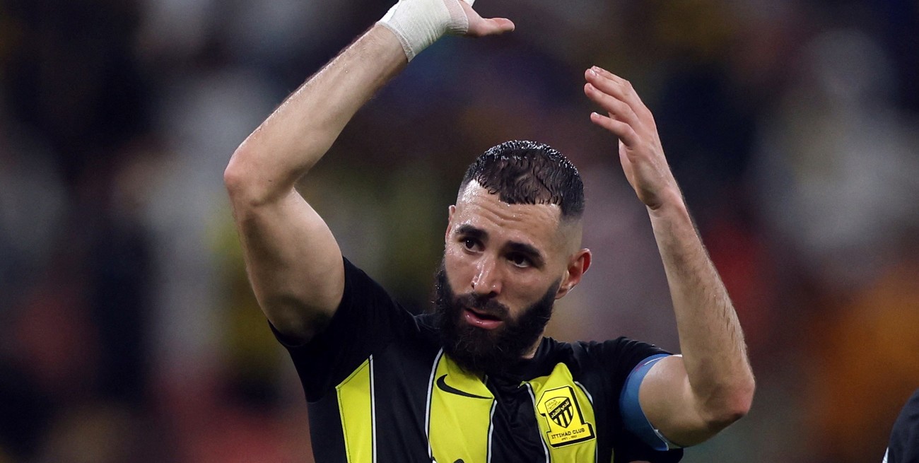 El "Gato" Benzema trasladó sus goles al fútbol árabe. Créditos: REUTERS.