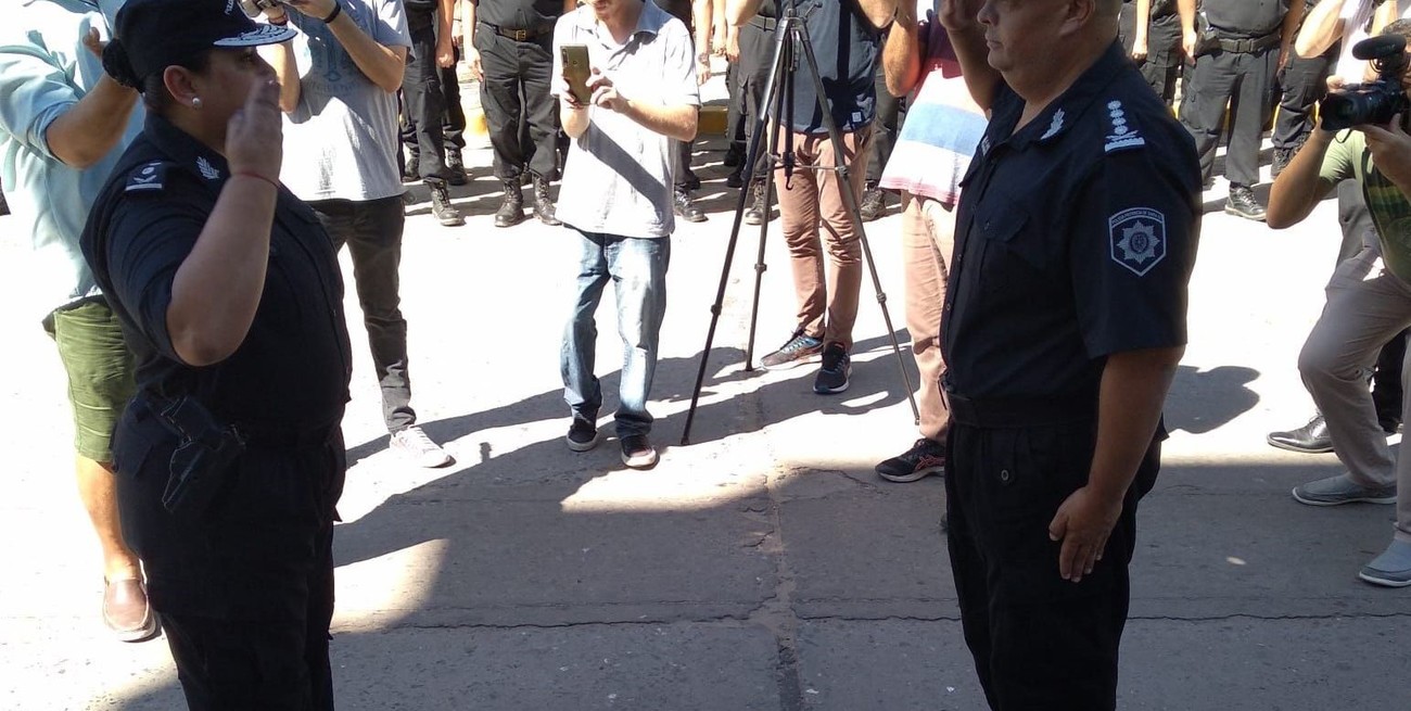 Romero fue la primera mujer en asumir la jefatura del departamento San Jerónimo, en marzo de este año. Crédito: Archivo El Litoral
