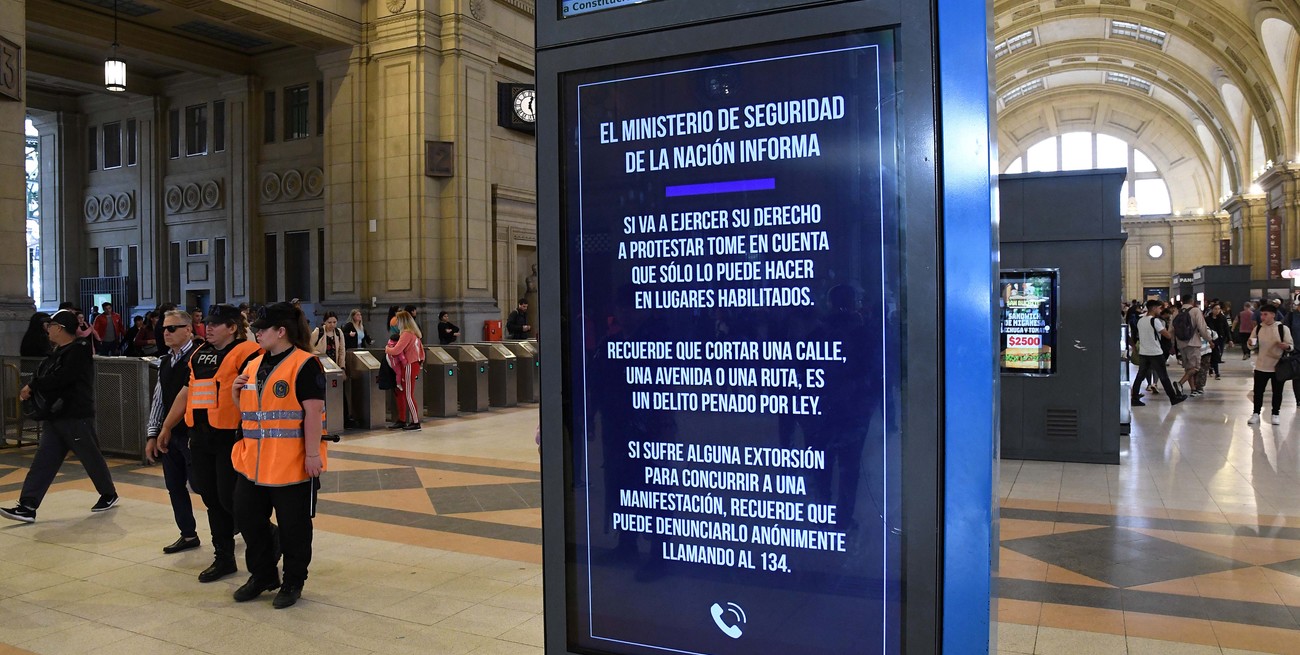 protesta milei protocolo