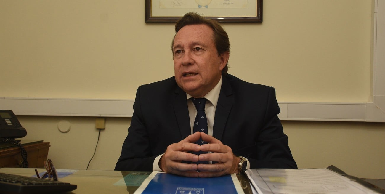 Uno de los puntos en los que coincidió con la reforma refiere a la unipersonalización de los Tribunales Colegiados, “estamos de acuerdo”, dijo el entrevistado. Crédito: Guillermo Di Salvatore
