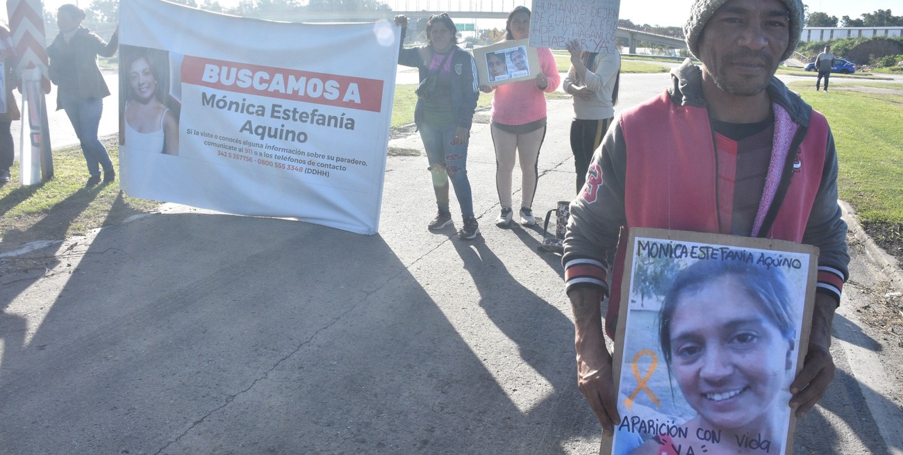 La búsqueda de Mónica Aquino comenzó el 5 de mayo y hasta la fecha sigue siendo un misterio. Tres miembros de su círculo íntimo se encuentran detenidos. Crédito: Luis Cetraro