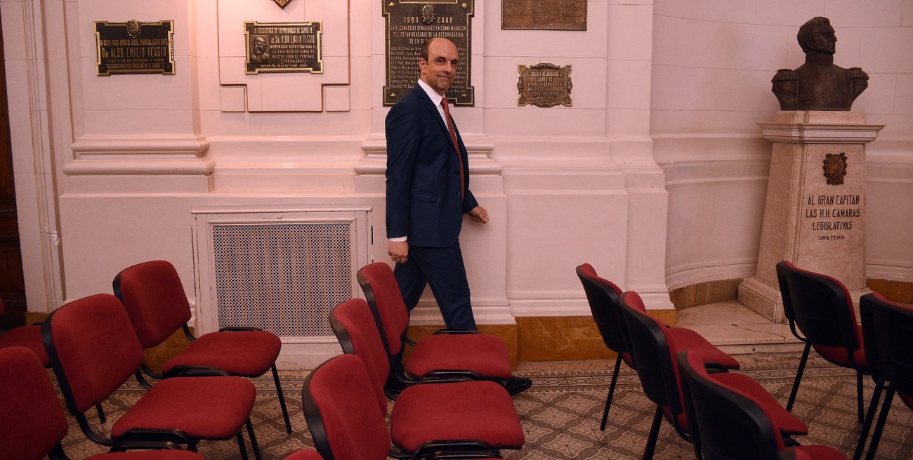 “Prácticamente ningún mensaje fue aprobado tal cual venía del Ejecutivo, todos tuvieron reformas en la Legislatura”, añadió el diputado. Crédito: Guillermo Di Salvatore/Archivo
